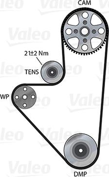 Valeo 614515 - Pompa acqua + Kit cinghie dentate www.autoricambit.com