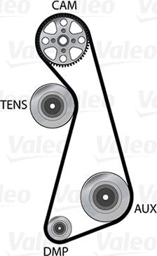 Valeo 614576 - Pompa acqua + Kit cinghie dentate www.autoricambit.com