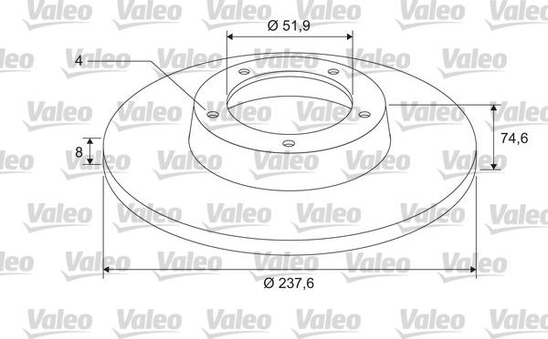 Valeo 675410 - Discofreno www.autoricambit.com