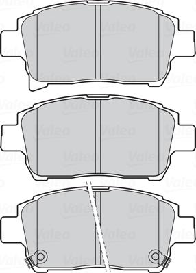 Valeo 670917 - Kit pastiglie freno, Freno a disco www.autoricambit.com