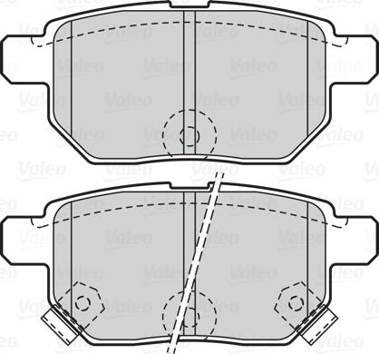 Valeo 670933 - Kit pastiglie freno, Freno a disco www.autoricambit.com