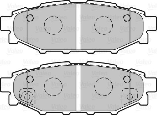 Valeo 670929 - Kit pastiglie freno, Freno a disco www.autoricambit.com