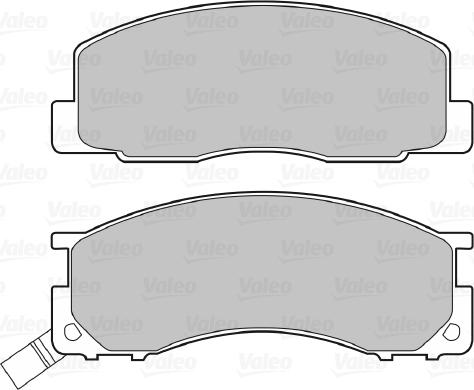 Valeo 670496 - Kit pastiglie freno, Freno a disco www.autoricambit.com