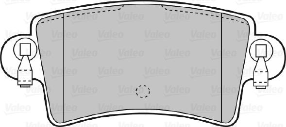 Valeo 670538 - Kit pastiglie freno, Freno a disco www.autoricambit.com