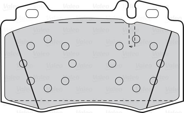 Valeo 670659 - Kit pastiglie freno, Freno a disco www.autoricambit.com