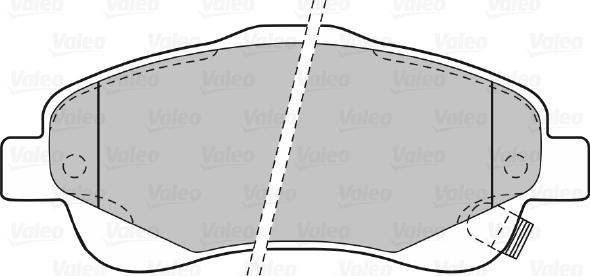 Valeo 670665 - Kit pastiglie freno, Freno a disco www.autoricambit.com