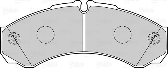 Valeo 670662 - Kit pastiglie freno, Freno a disco www.autoricambit.com