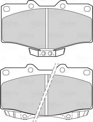 Valeo 670614 - Kit pastiglie freno, Freno a disco www.autoricambit.com