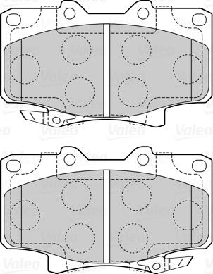 Valeo 670092 - Kit pastiglie freno, Freno a disco www.autoricambit.com