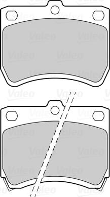 Valeo 670066 - Kit pastiglie freno, Freno a disco www.autoricambit.com