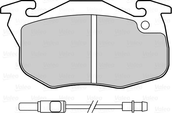 Valeo 670081 - Kit pastiglie freno, Freno a disco www.autoricambit.com