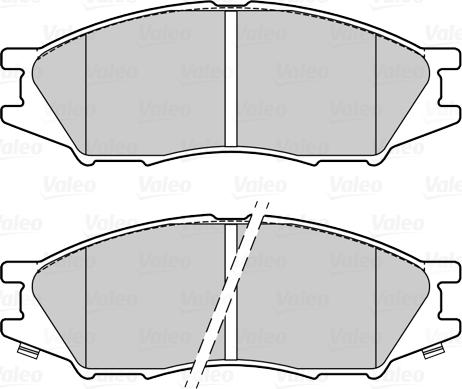 Valeo 670109 - Kit pastiglie freno, Freno a disco www.autoricambit.com