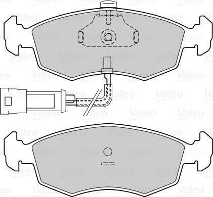 Valeo 670120 - Kit pastiglie freno, Freno a disco www.autoricambit.com