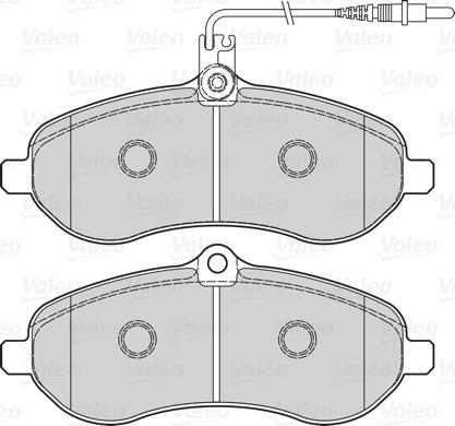 Valeo 670899 - Kit pastiglie freno, Freno a disco www.autoricambit.com