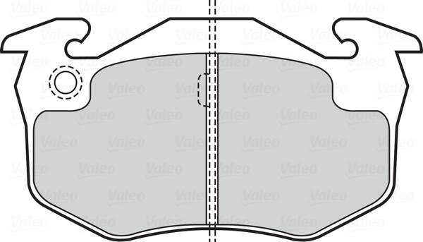 Valeo 670396 - Kit pastiglie freno, Freno a disco www.autoricambit.com