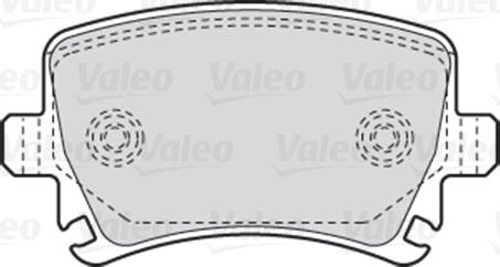 Valeo 670752 - Kit pastiglie freno, Freno a disco www.autoricambit.com