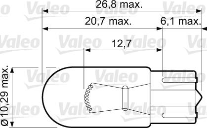 Valeo 032213 - Lampadina, Indicatore direzione www.autoricambit.com