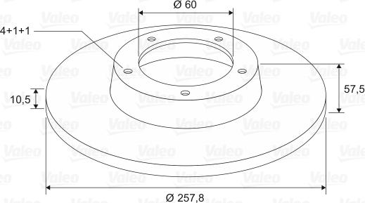 Valeo 197591 - Discofreno www.autoricambit.com