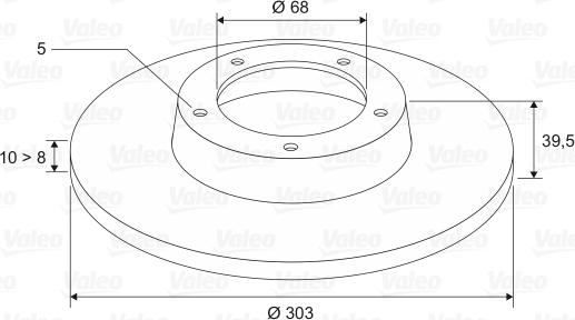 Valeo 197505 - Discofreno www.autoricambit.com