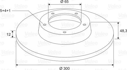 Valeo 197583 - Discofreno www.autoricambit.com