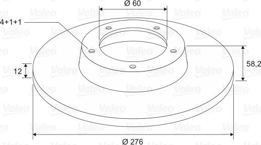 Valeo 197523 - Discofreno www.autoricambit.com