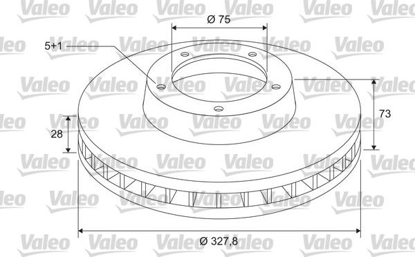 Valeo 197575 - Discofreno www.autoricambit.com