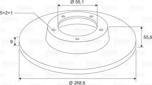 Valeo 197657 - Discofreno www.autoricambit.com