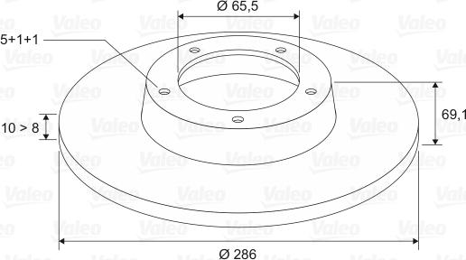 Valeo 197009 - Discofreno www.autoricambit.com