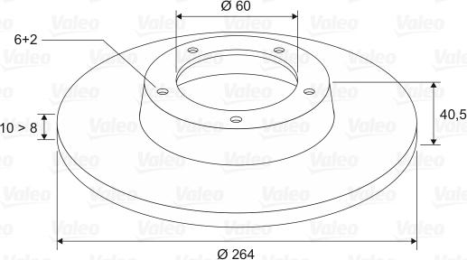 Valeo 197008 - Discofreno www.autoricambit.com