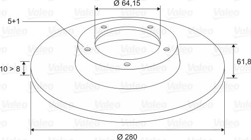 Valeo 197016 - Discofreno www.autoricambit.com