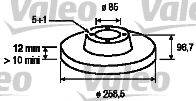 Valeo 197033 - Discofreno www.autoricambit.com