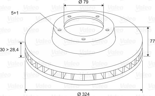 Valeo 197193 - Discofreno www.autoricambit.com