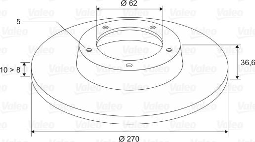 Valeo 197109 - Discofreno www.autoricambit.com