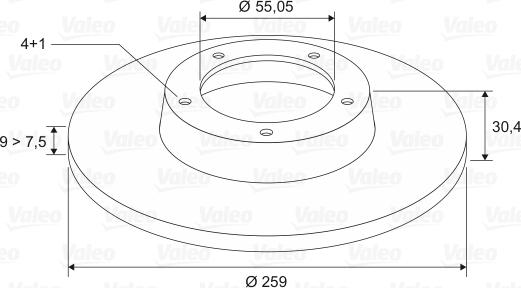 Valeo 197113 - Discofreno www.autoricambit.com