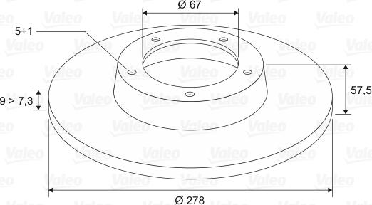 Valeo 197128 - Discofreno www.autoricambit.com