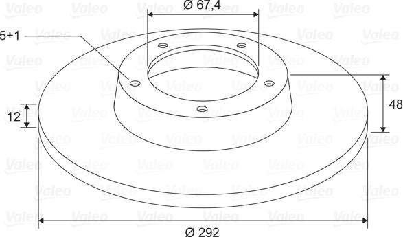 Valeo 197809 - Discofreno www.autoricambit.com