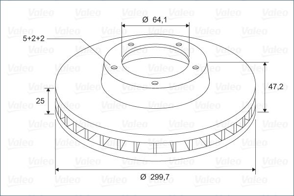 Valeo 197262 - Discofreno www.autoricambit.com