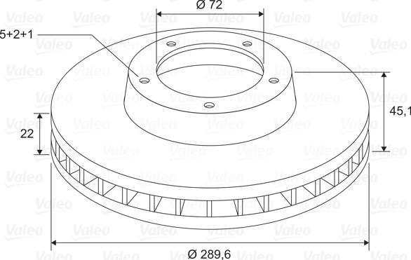 Valeo 197708 - Discofreno www.autoricambit.com