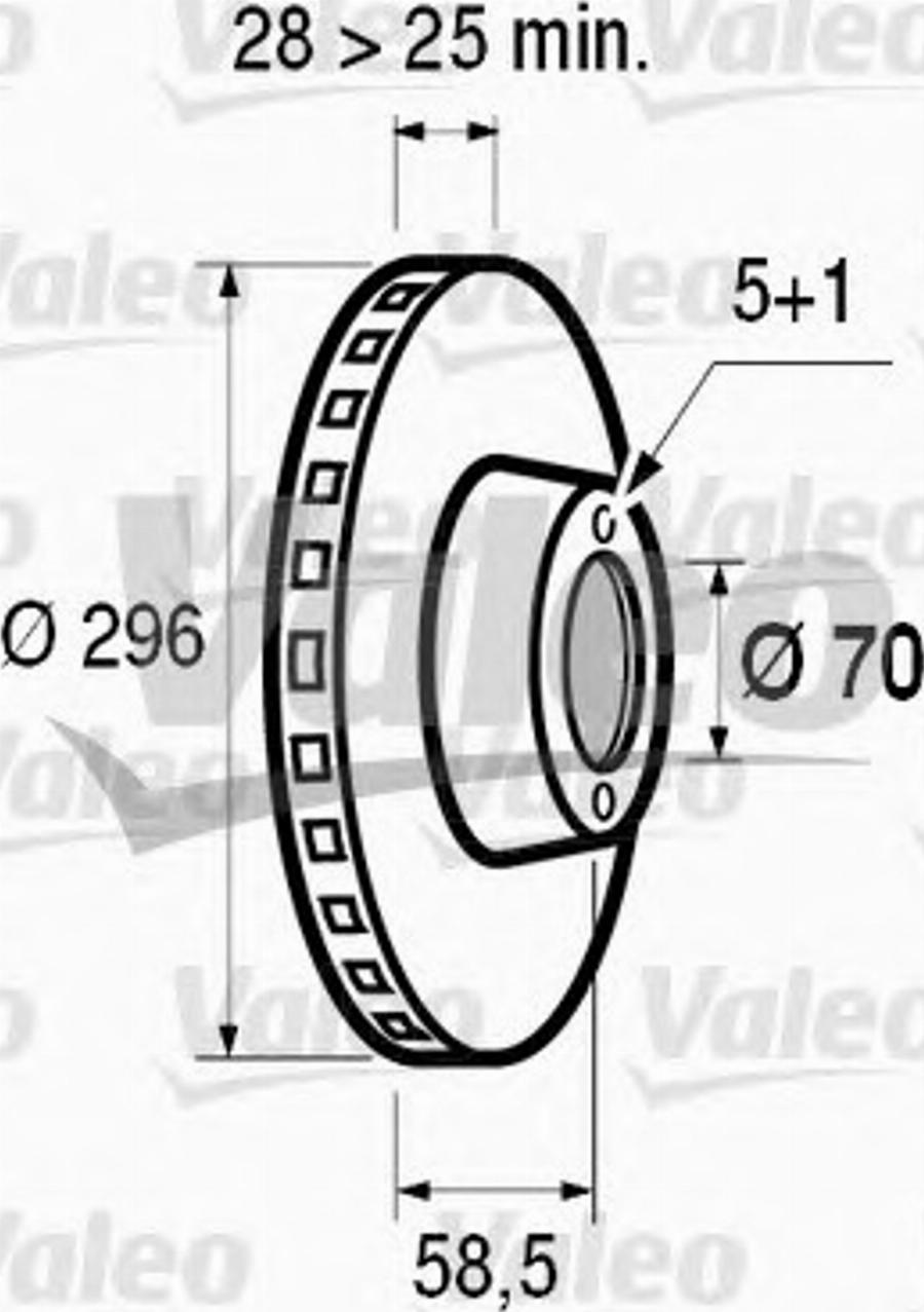 Valeo 186491 - Discofreno www.autoricambit.com