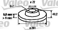 Valeo 186458 - Discofreno www.autoricambit.com