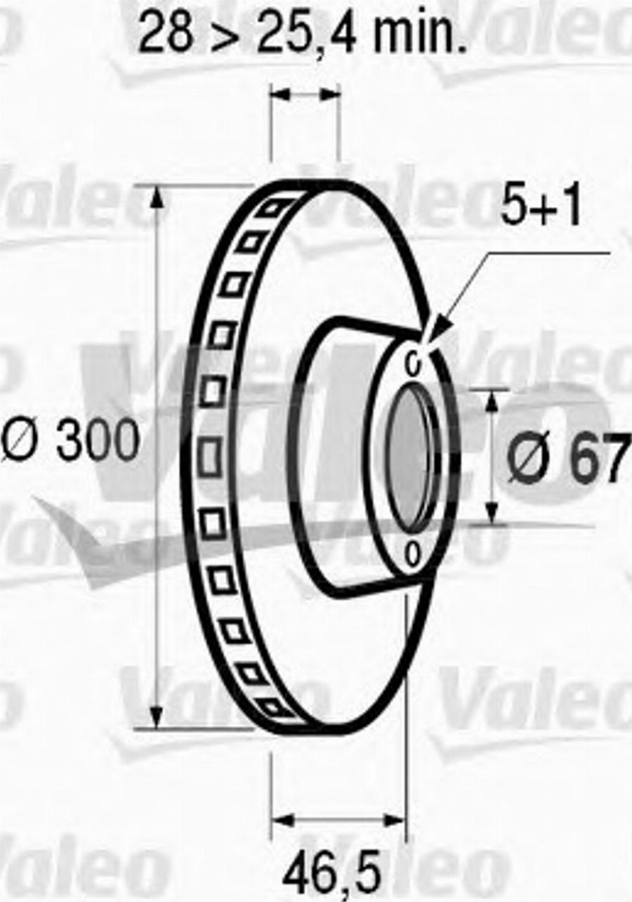 Valeo 186468 - Discofreno www.autoricambit.com