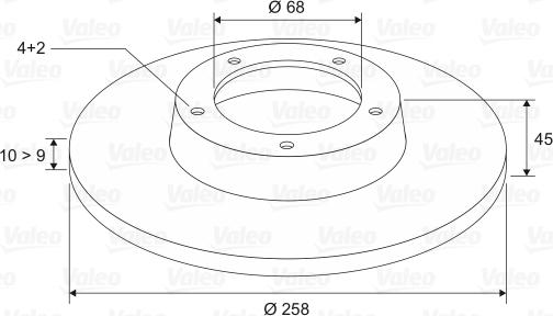 Valeo 186487 - Discofreno www.autoricambit.com