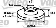 Valeo 186435 - Discofreno www.autoricambit.com