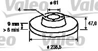 Valeo 186432 - Discofreno www.autoricambit.com