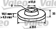 Valeo 186424 - Discofreno www.autoricambit.com