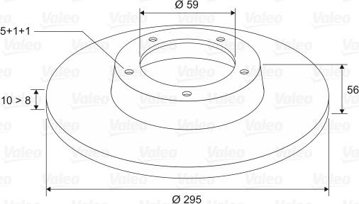 Valeo 186421 - Discofreno www.autoricambit.com