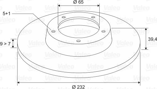 Valeo 186597 - Discofreno www.autoricambit.com