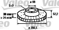 Valeo 186563 - Discofreno www.autoricambit.com