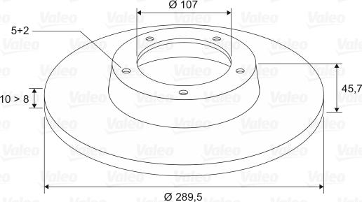 Valeo 186504 - Discofreno www.autoricambit.com