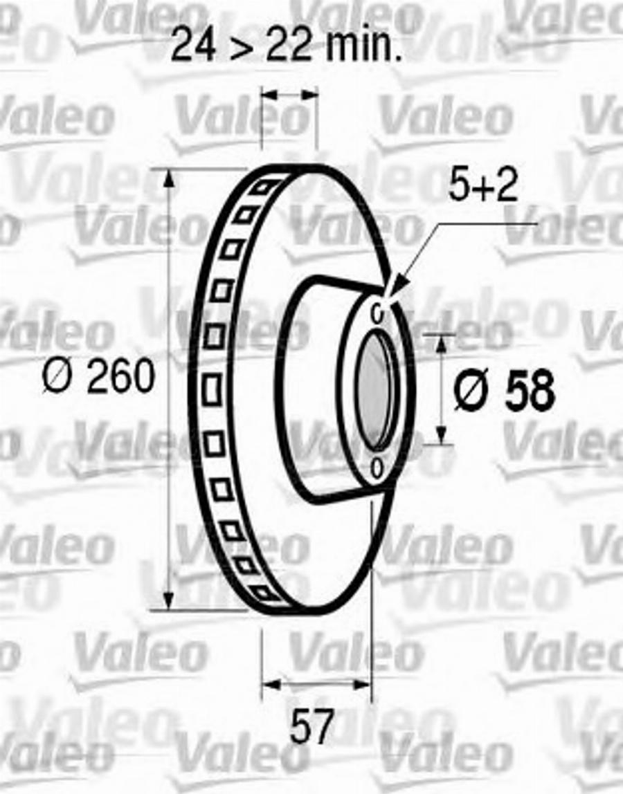 Valeo 186502 - Discofreno www.autoricambit.com